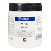 VALLEJO ACRYLIC ARTIST WHITE GESSO 880-750 ML. - Al Masam Stationery LLC